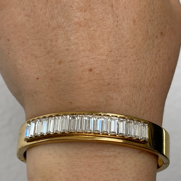 Michael Kors Black Friday clear rhinestone  Bangle Bracelet - Picture 8 of 16